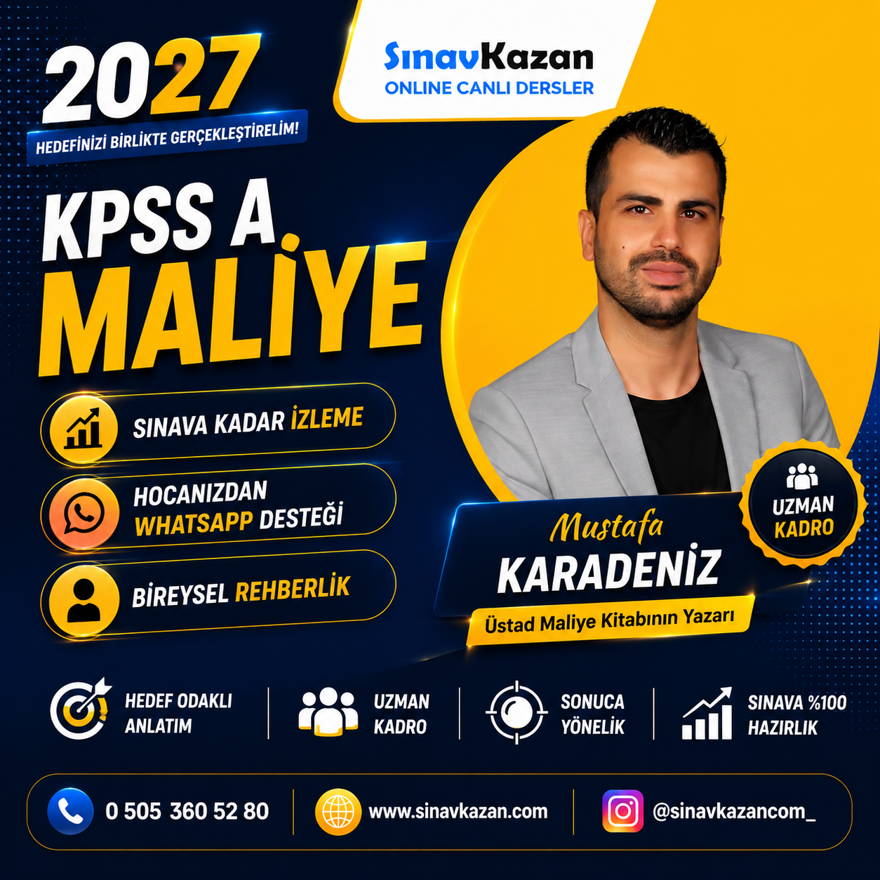 2027 MUSTAFA KARADENİZ İLE ONLİNE MALİYE DERSLERİ